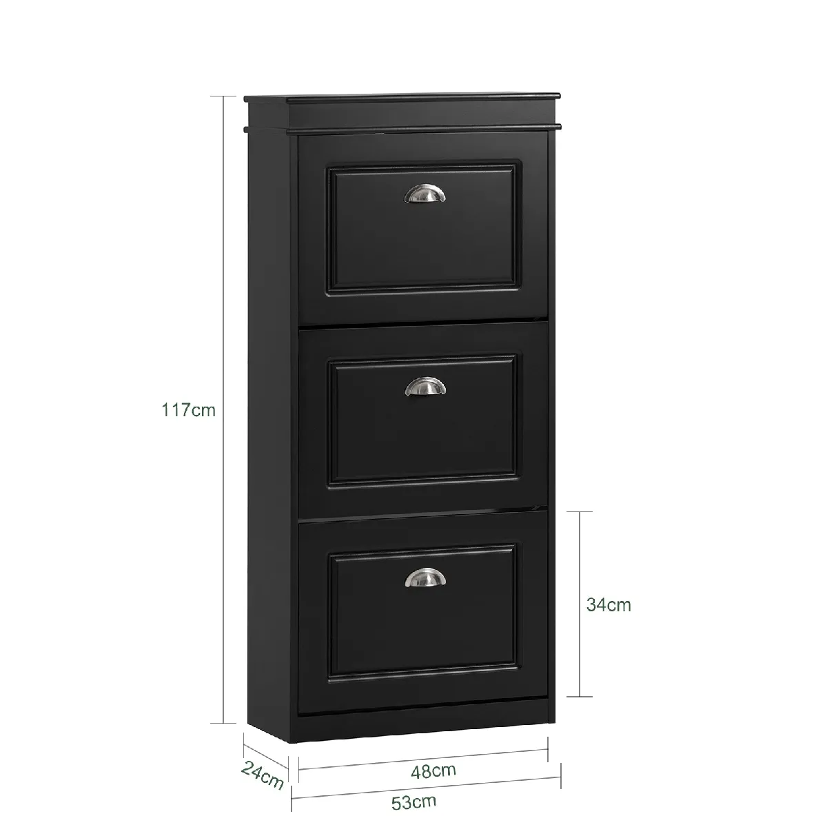 SoBuy FSR94-SCH Armoire à chaussures