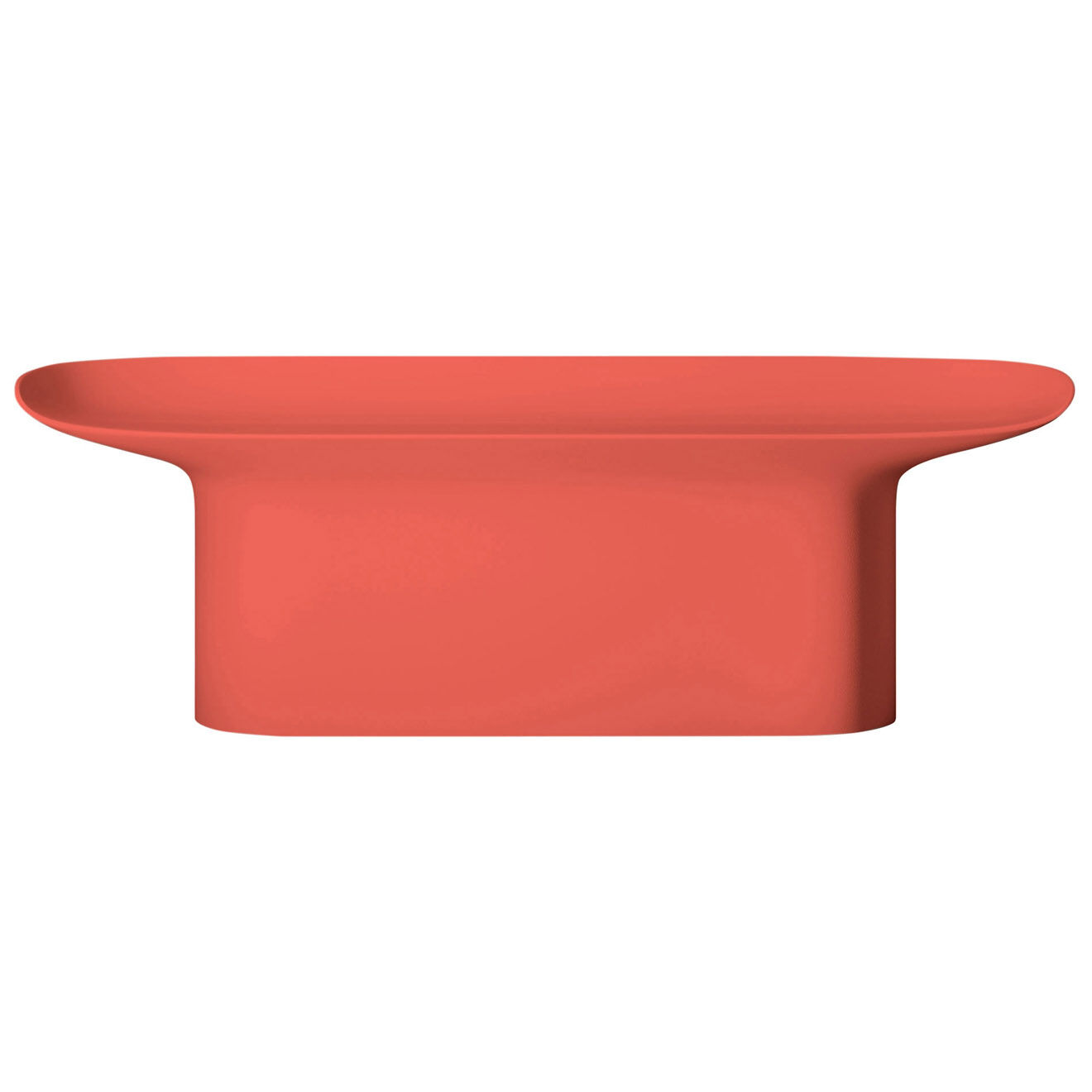 Serralunga Banc Luba Design par Lonna Vautrin corail - 141x49x45.5 cm