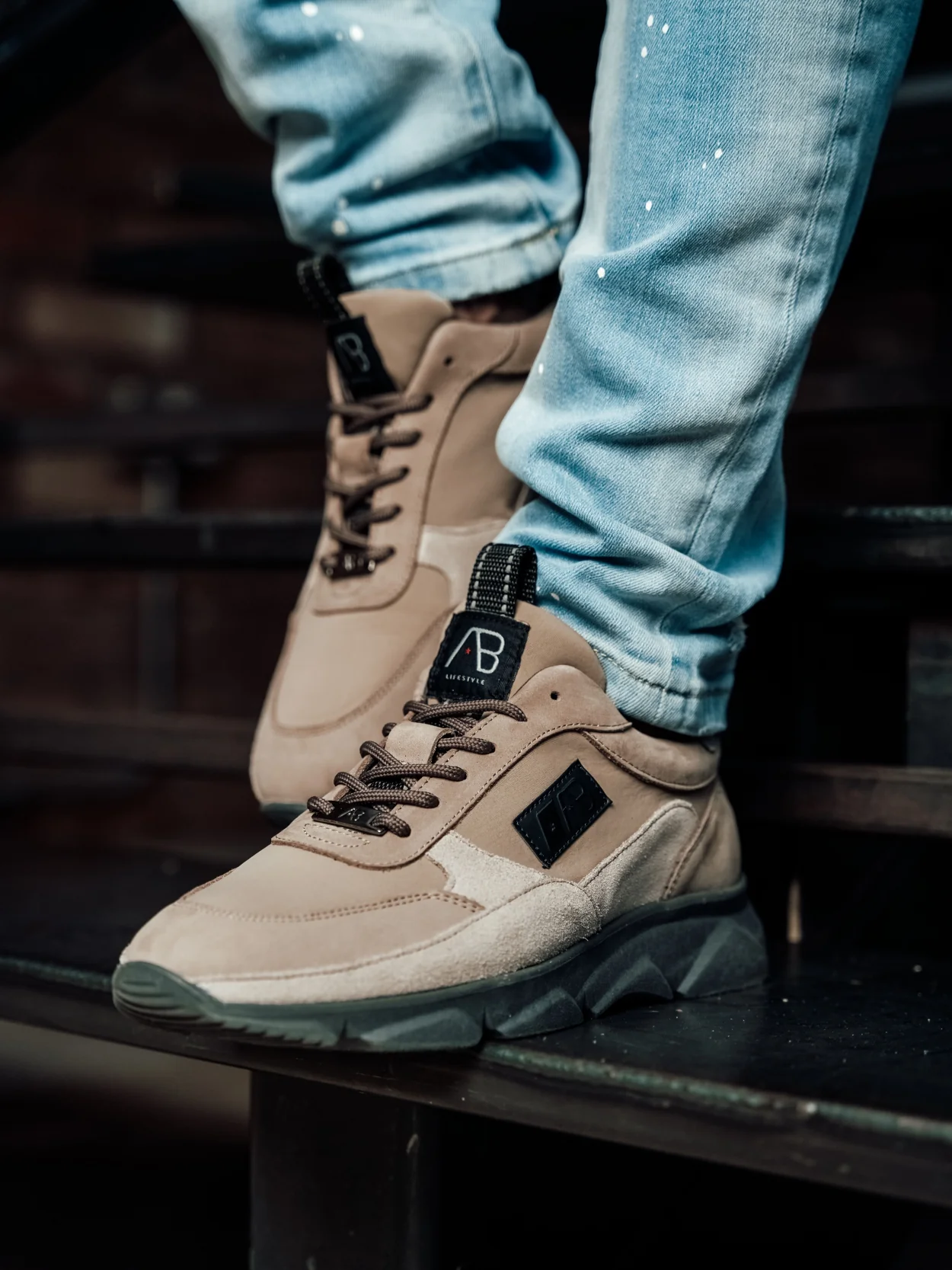 Ab Lifestyle Runner 2 Heren Beige/Grijs