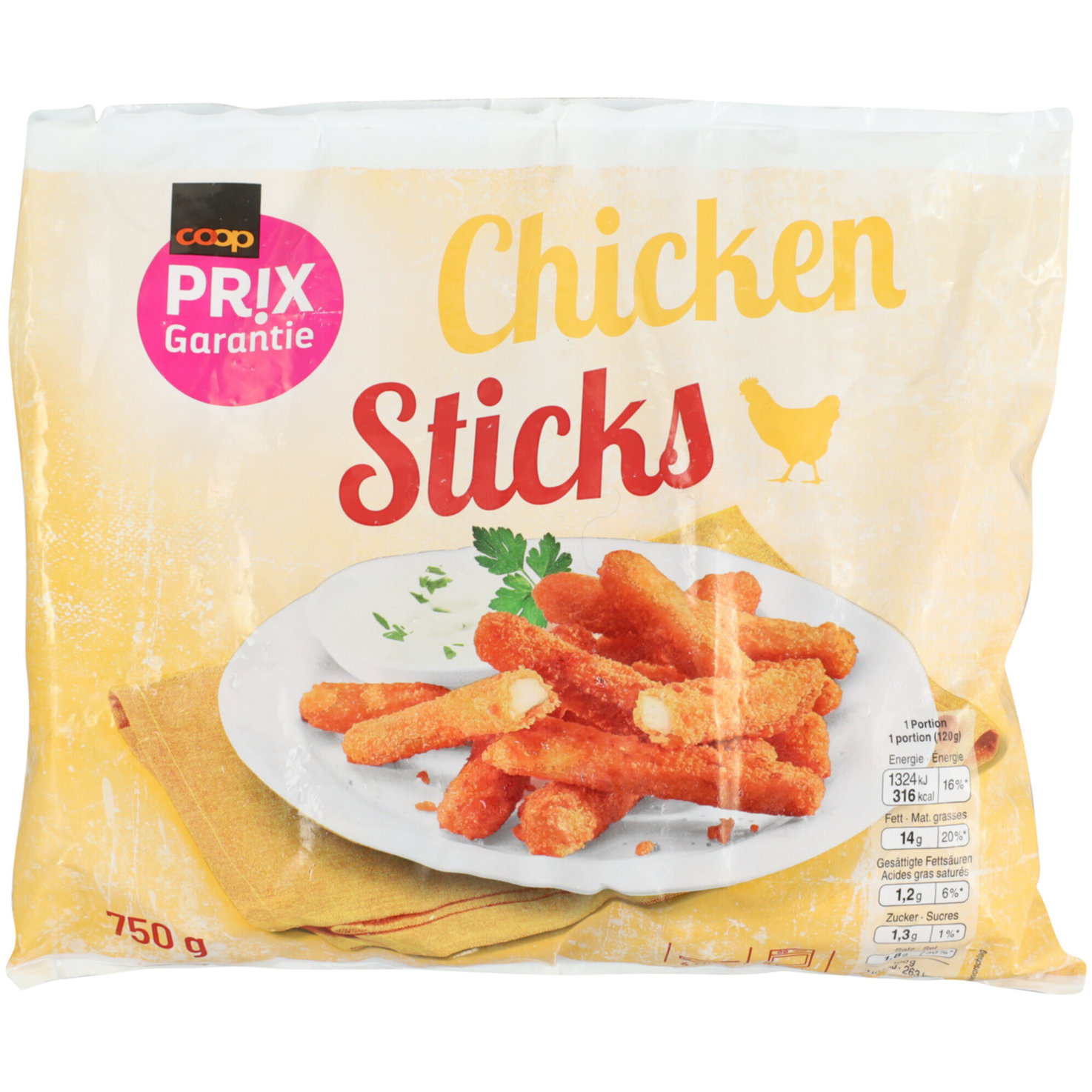 Prix Garantie Chicken Sticks