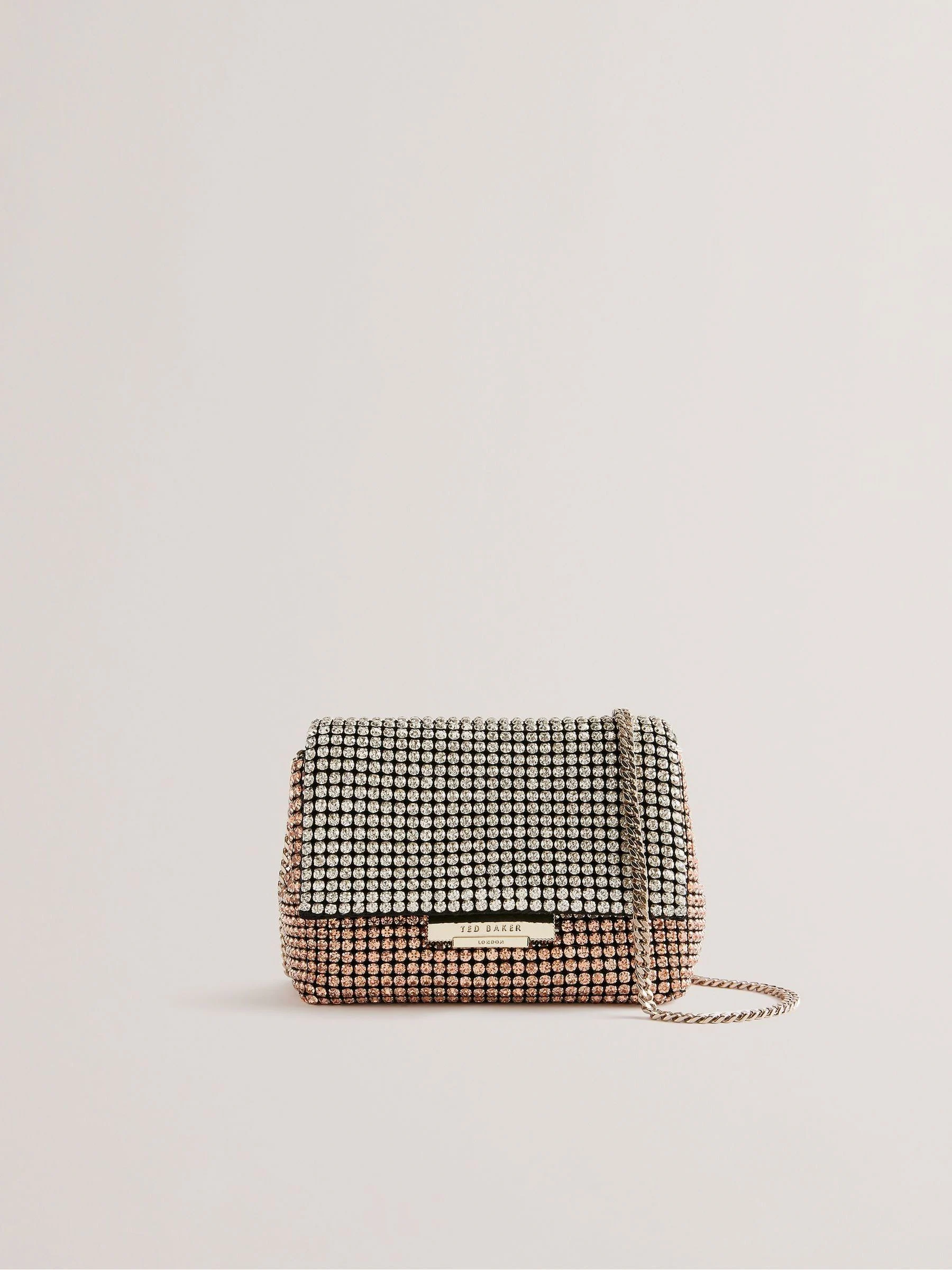 Metallic - Ted Baker Gliters-Crystal Mini Cross-Body Bag