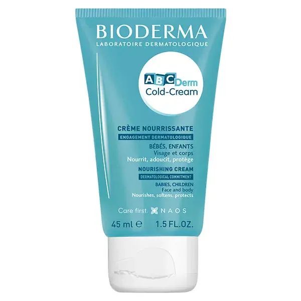 Bioderma ABCDerm Cold-Cream Crème Nourrissante Visage Corps Bébé Enfant 45ml