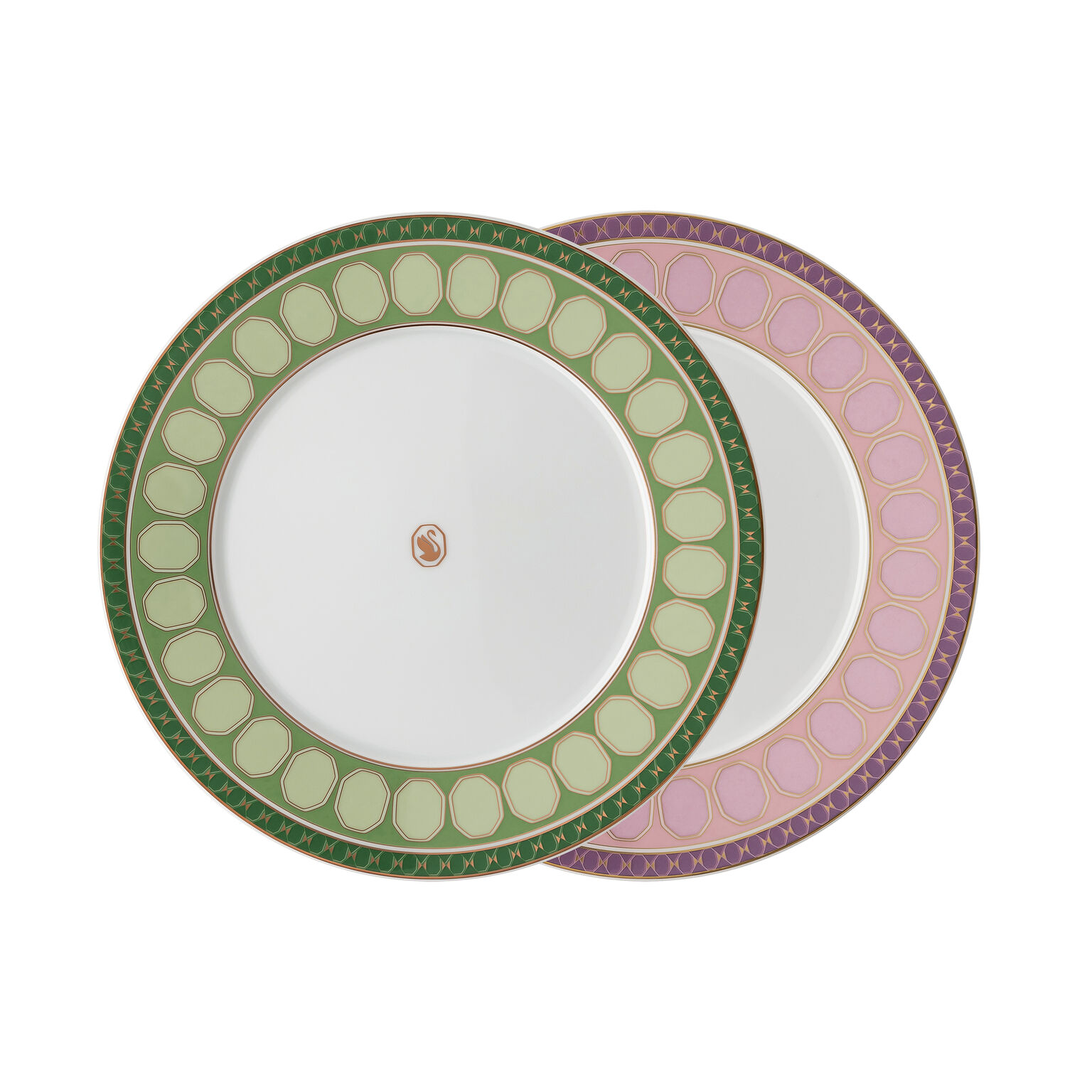 Signum Fern + Rose Set 2 Frühstücksteller 23 cm