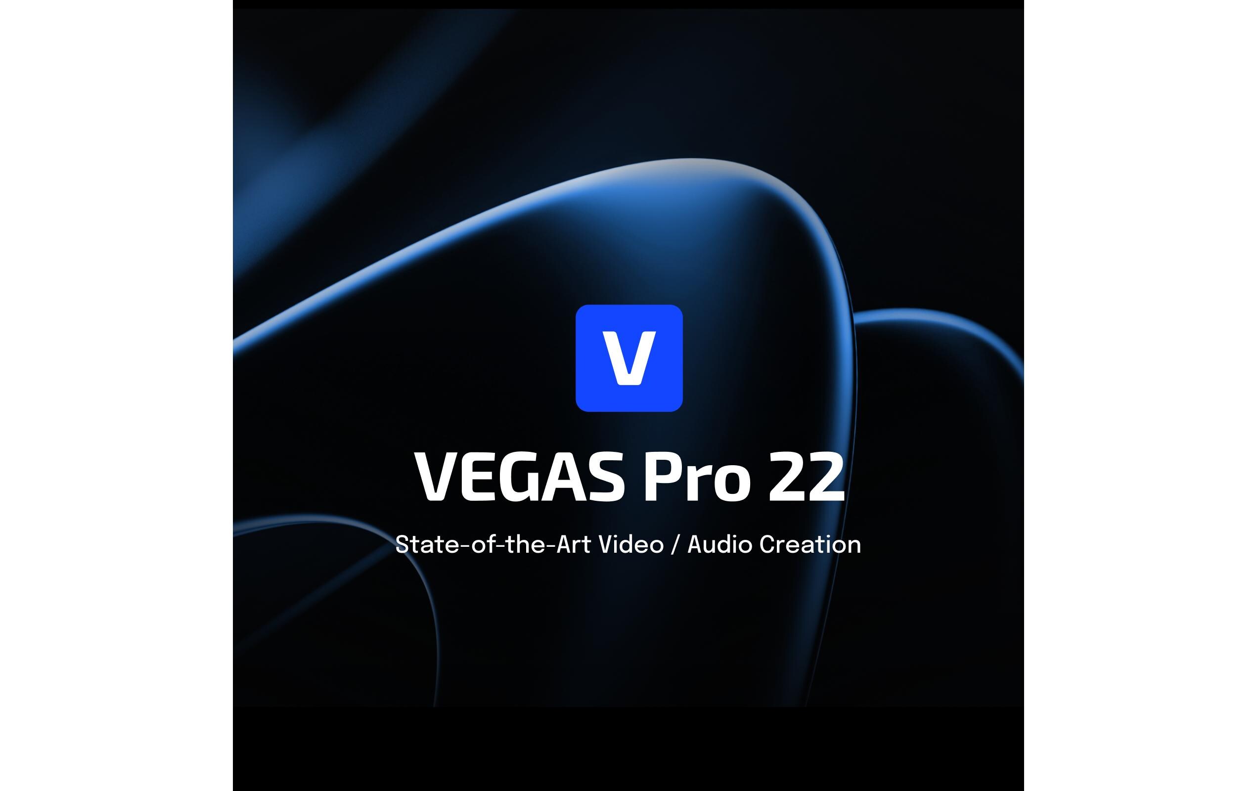 Vegas Pro 22 ESD, Vollversion<br>State of the Art für Video und Audio