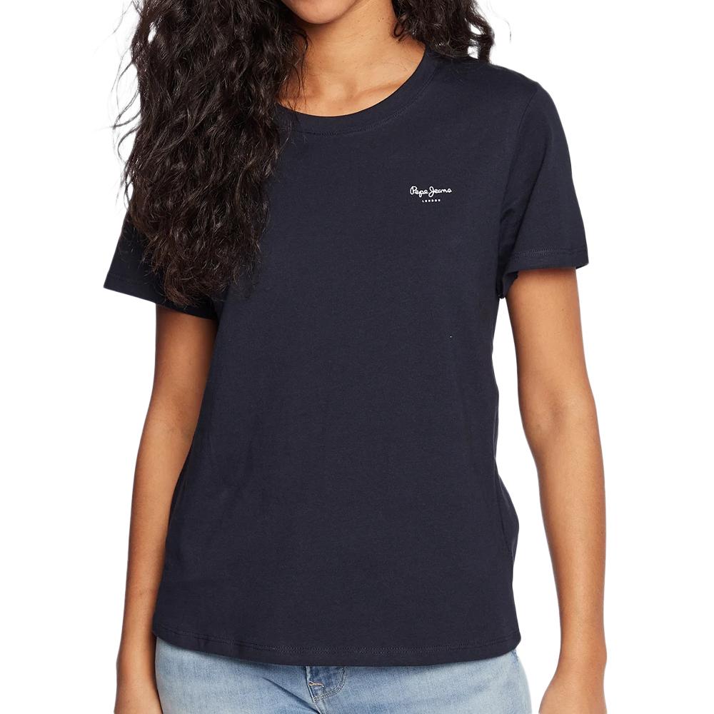 Pepe jeans T-shirt Marine Femme Pepe Jeans Wendy Chest