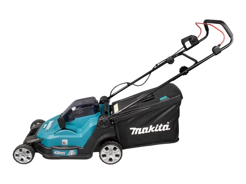 Makita DLM432PT2 - Græsslåmaskine - ledningfri - 18 V - 5 Ah - 2 batterier - 3600 opm - 43 cm - 17.5 kg