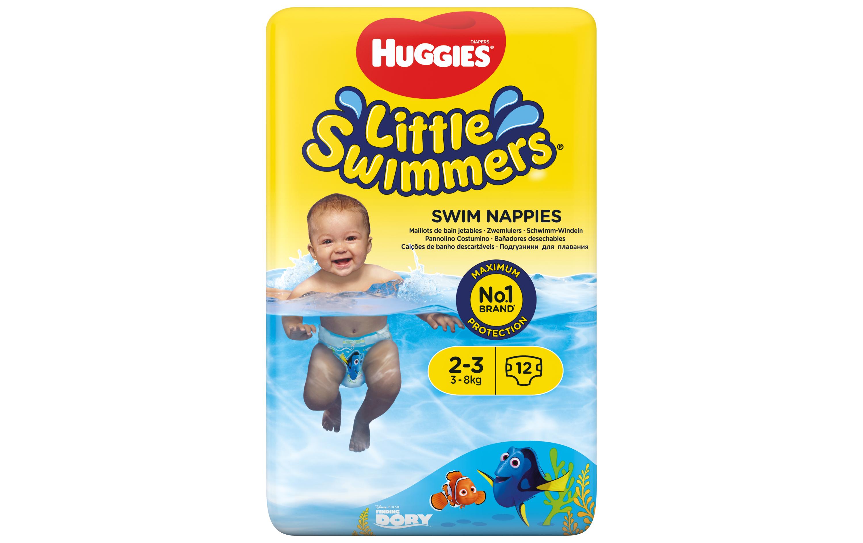 Schwimmwindel Little Swimmers Gr. 2-3, 12 Stk.Windeln Grösse 3-4, 12 Stück