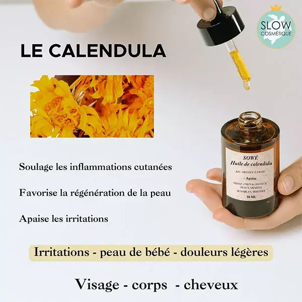 Sowé Huile de Calendula Bio 50ml