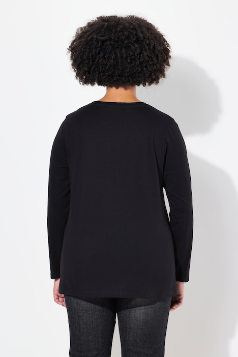 T-Shirt, Classic Fit, verzierter Teddy