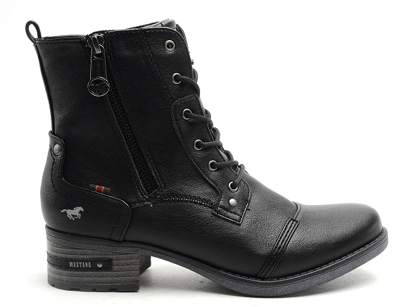 Mustang boots bottine talons femme 1229513 noir