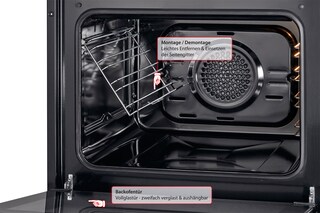 Einbaubackofen Bomann EBO 7906 IX Edelstahlfarbig