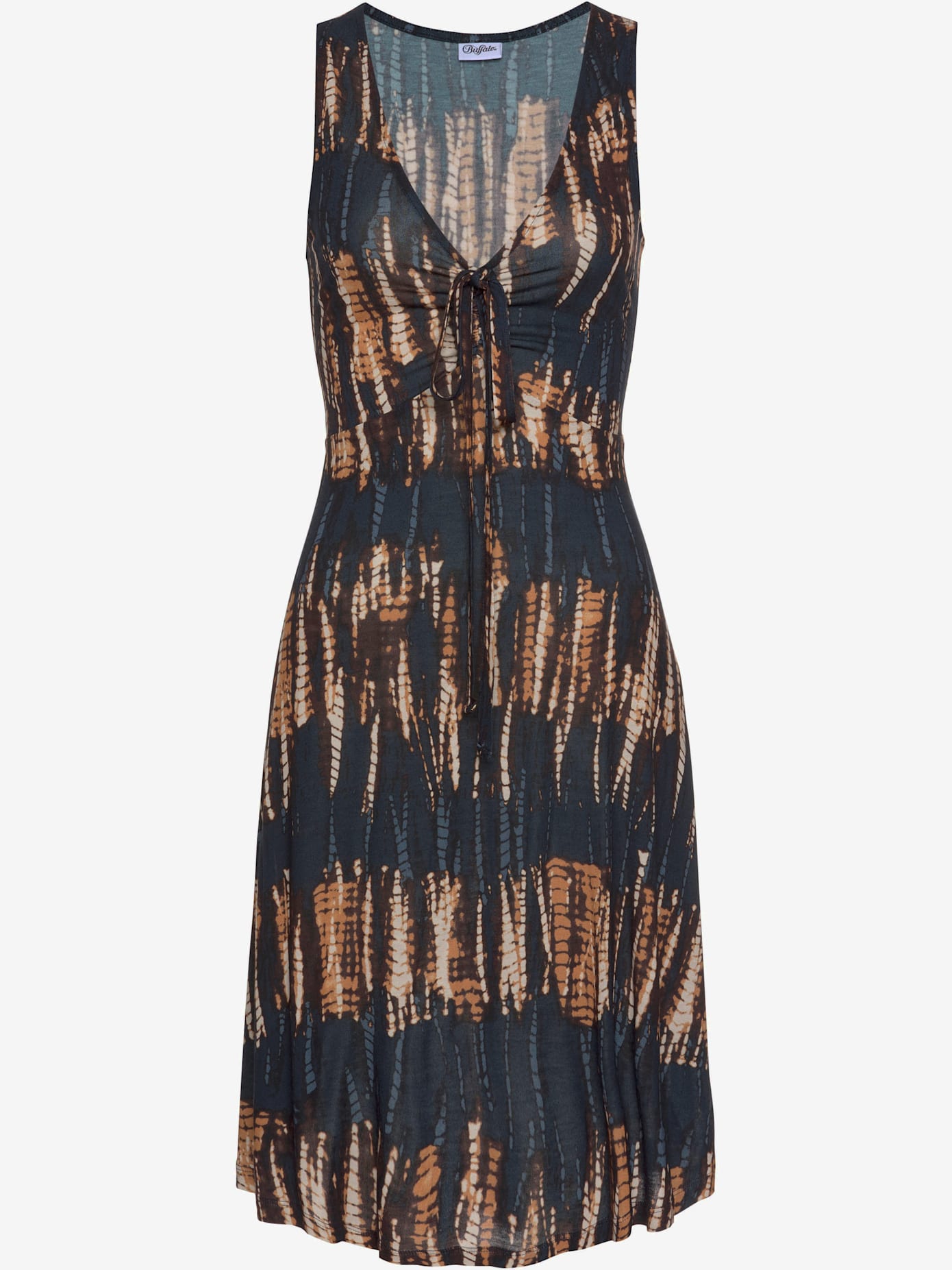 Robe en jersey lien à nouer à l'encolure