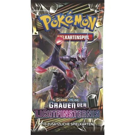 Pokemon Sonne & Mond Grauen der Lichtfinsternis 06, Booster, sortiert