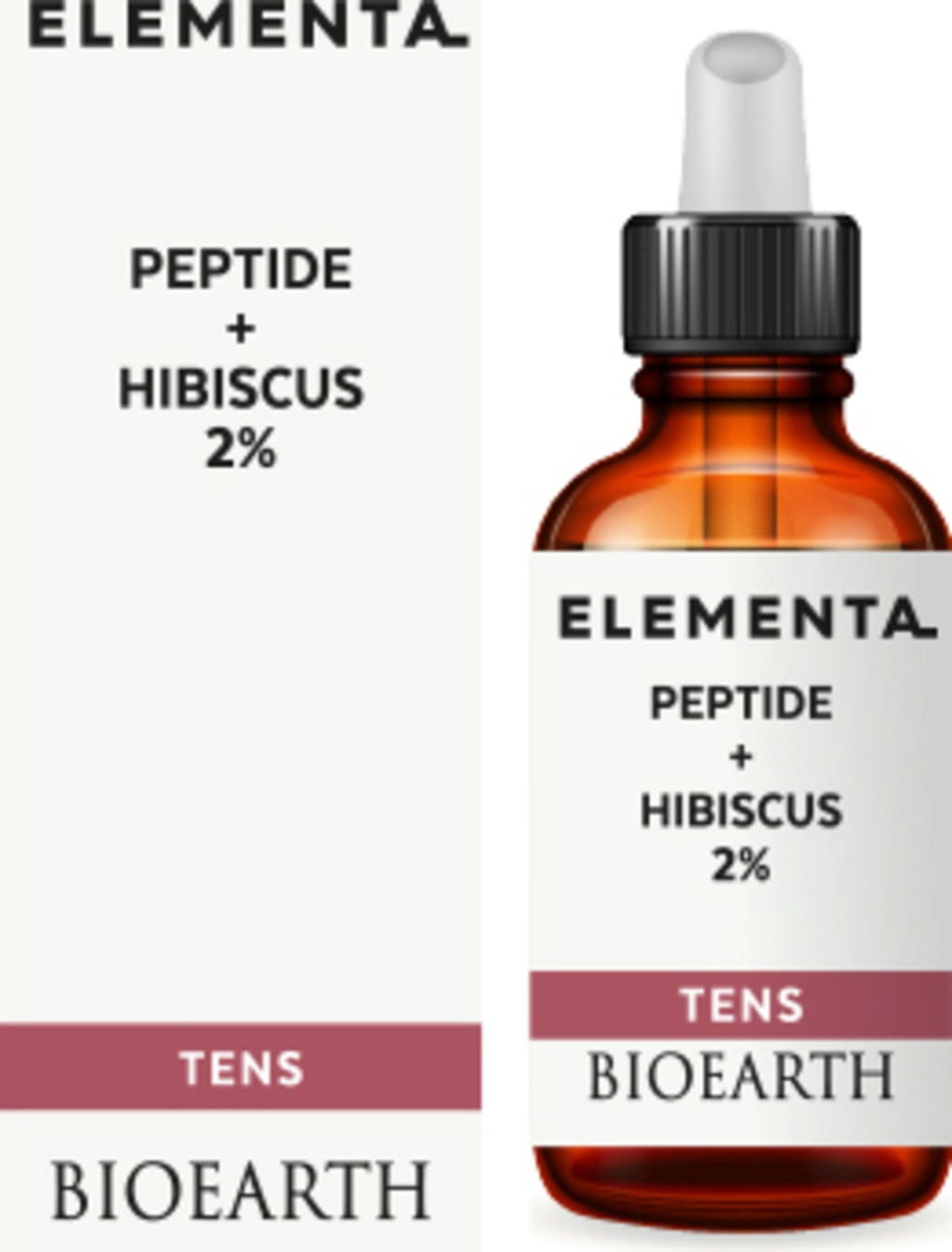 BIOEARTH  ELEMENTA TENS Peptide + Hibiskus 2%, 15 ml