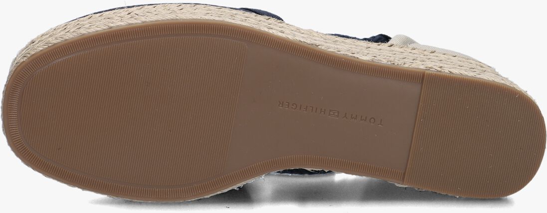 TOMMY HILFIGER blauwe tommy hilfiger espadrilles closed toe flatform