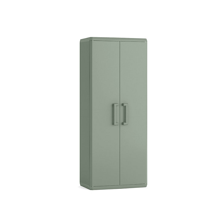 Armoire haute Keter Quadra vert L.68 x H.166 x P.39 cm