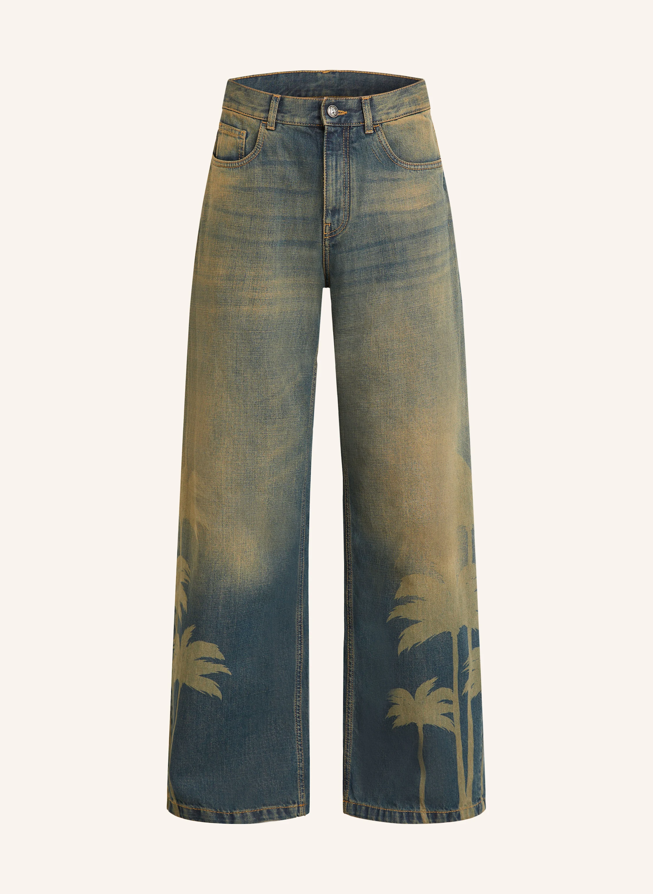 Palm Angels Jeans LASER PALMS