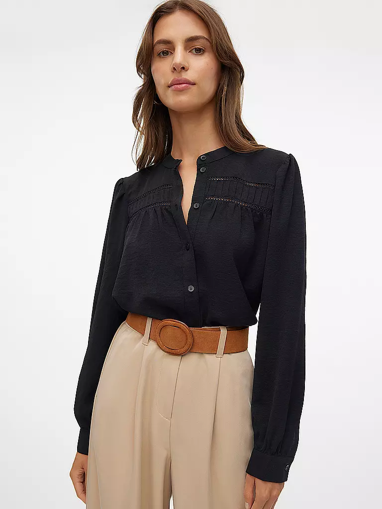 VERO MODA Bluse VMEMMA  schwarz