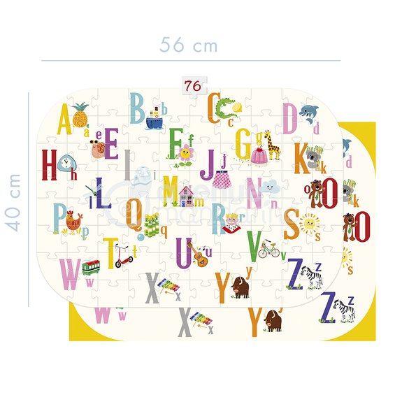Puzzle Alphabet 76 pièces