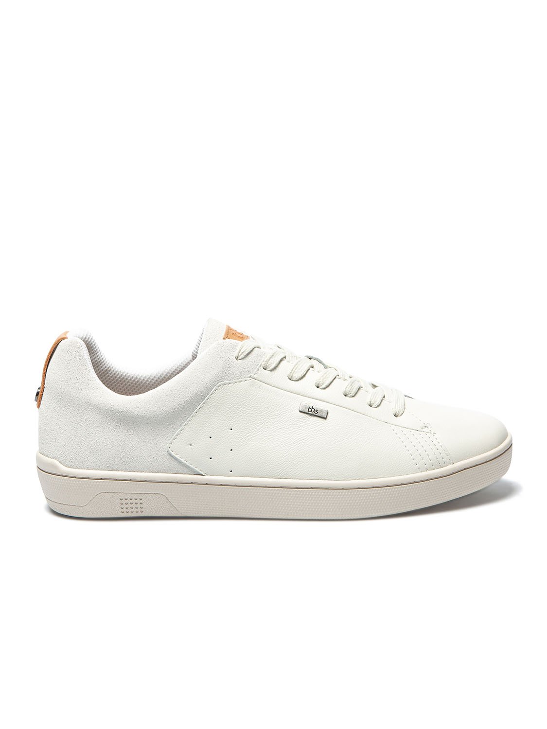 Tennis Homme Confort Purefoam Dessus Cuir Blanc