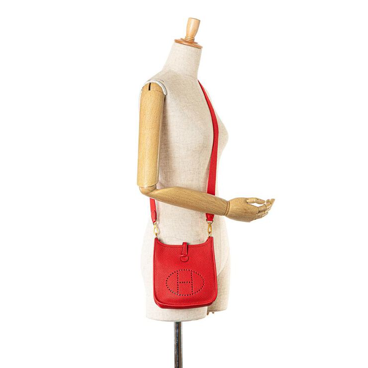Hermès Vintage Hermès Evelyne Red