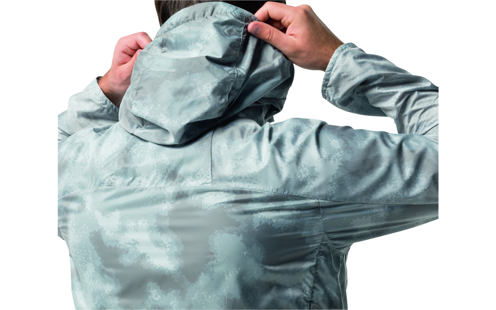 Jack Wolfskin Prelight Windbreaker Herren Windjacke silver grey all over