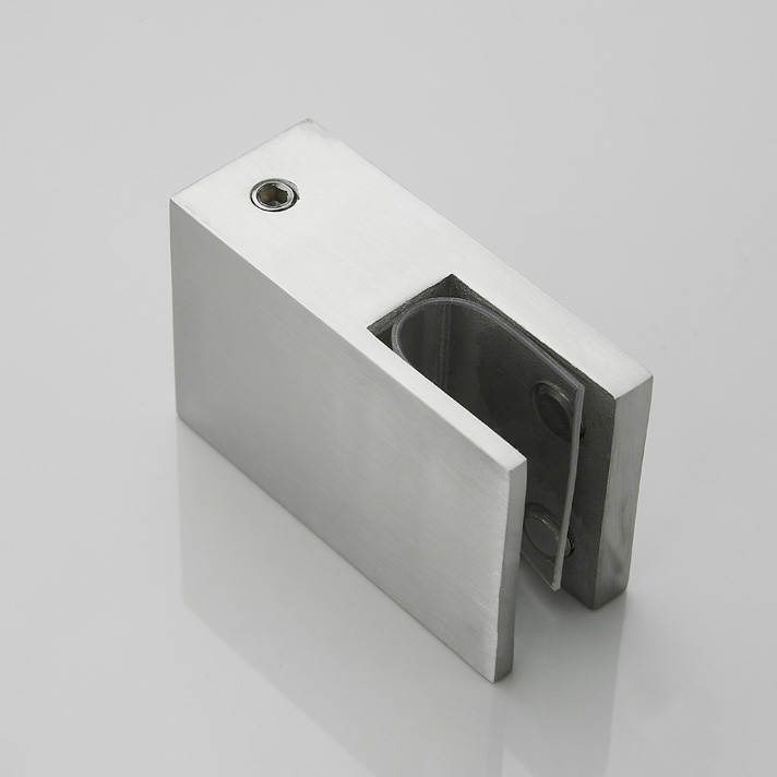 Saniclear Bright inloopdouche 100cm met handdoekhouder en rookglas RVS