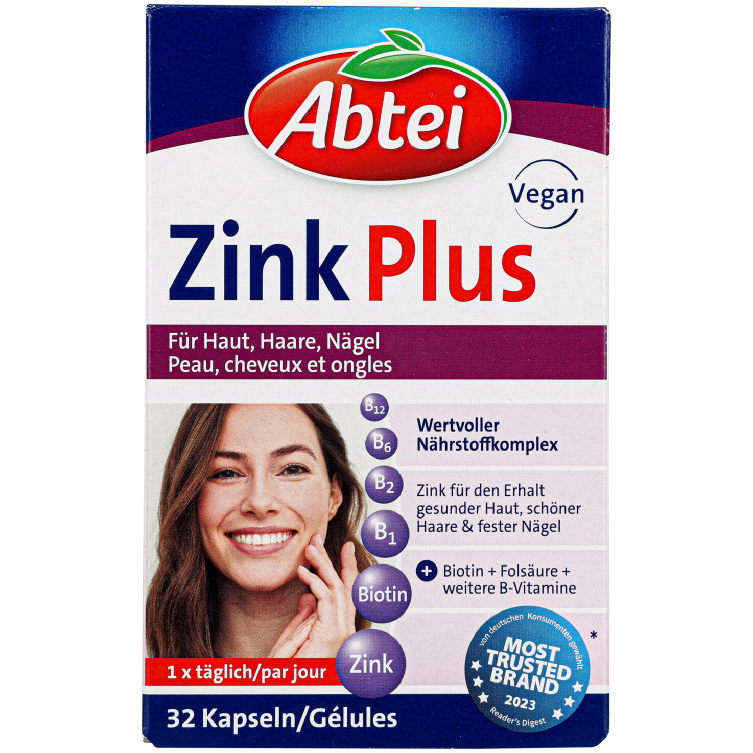 Abtei Zink Plus Kapseln 32 Stück
