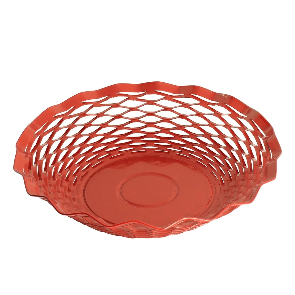 Corbeille à pain rouge 24.5 cm Roger Orfèvre