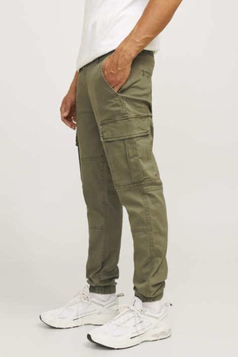JJ Rebel groene heren broek