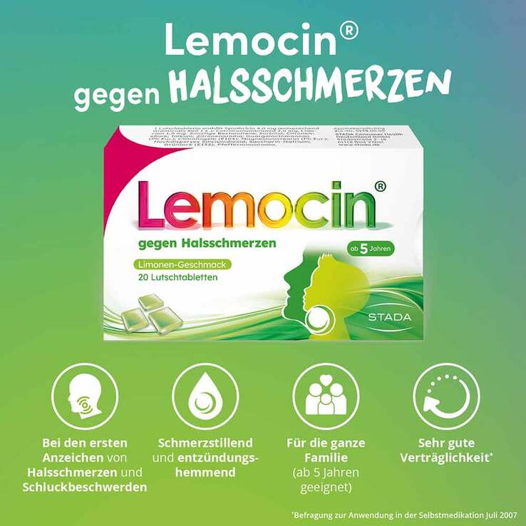 Lemocin® gegen Halsschmerzen , 20 St