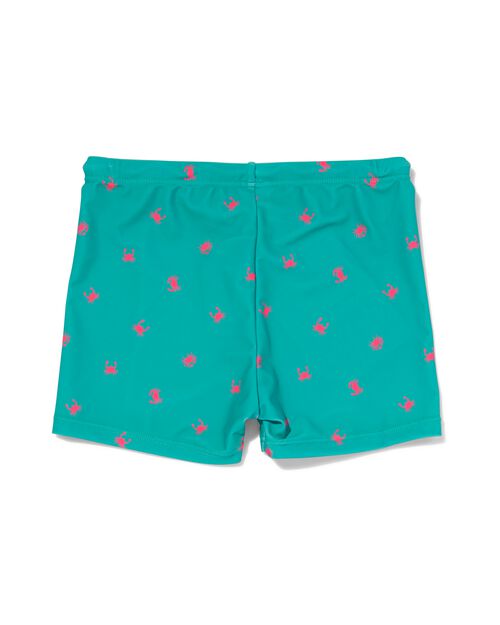 maillot de bain enfant crabes vert