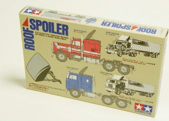 Tamiya - Roof Spoiler - Tagspoiler - Sort - 1:14 - 56504