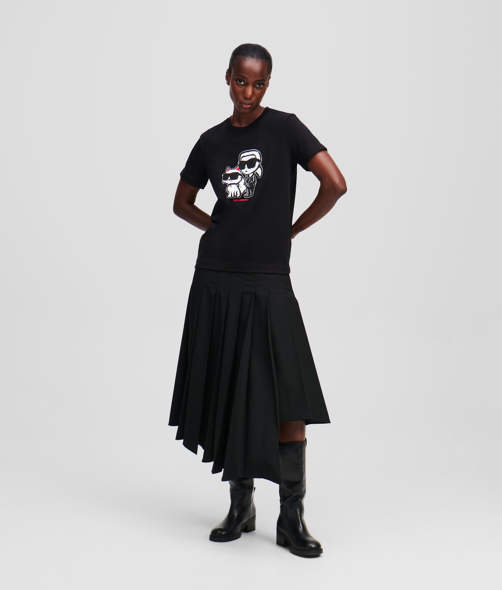 Ikon Karl en Choupette T-shirt
