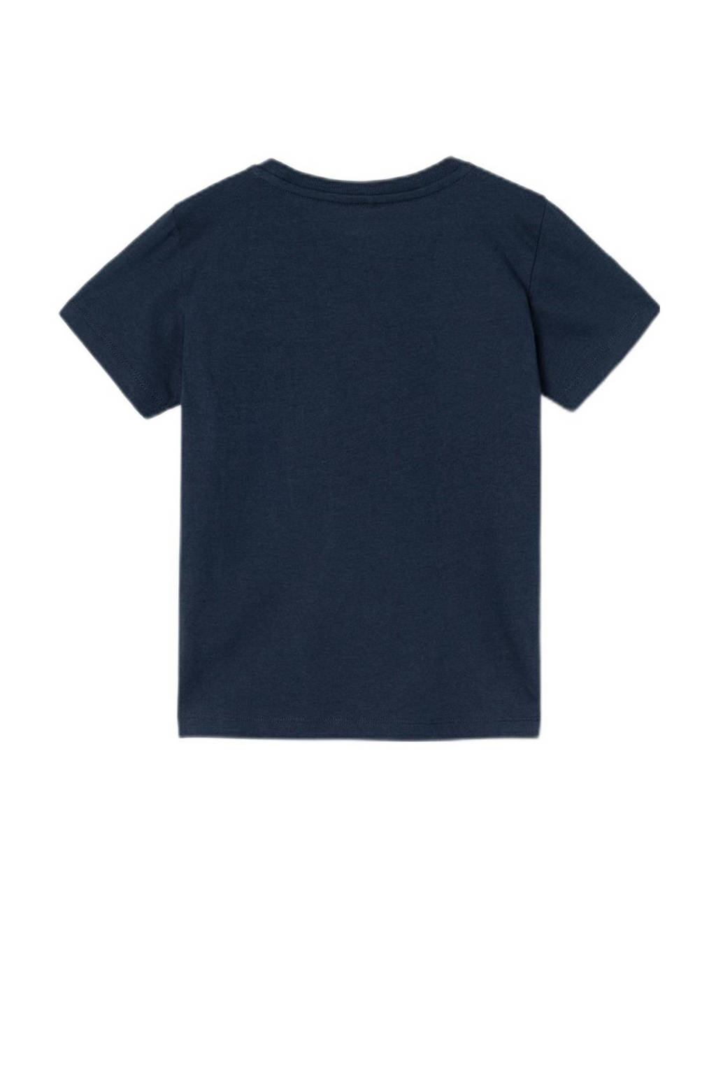NAME IT T-shirt NKMVOTO met printopdruk donkerblauw palms