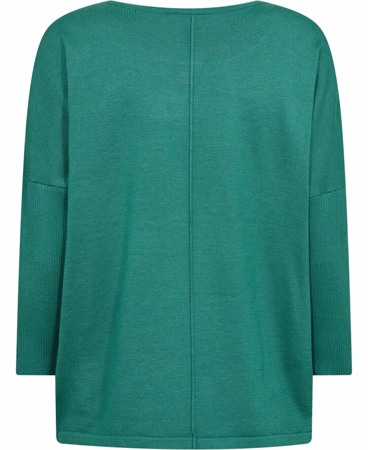 Saint Tropez A2561, MilaSZ R-Neck Pullover Verdant green melange