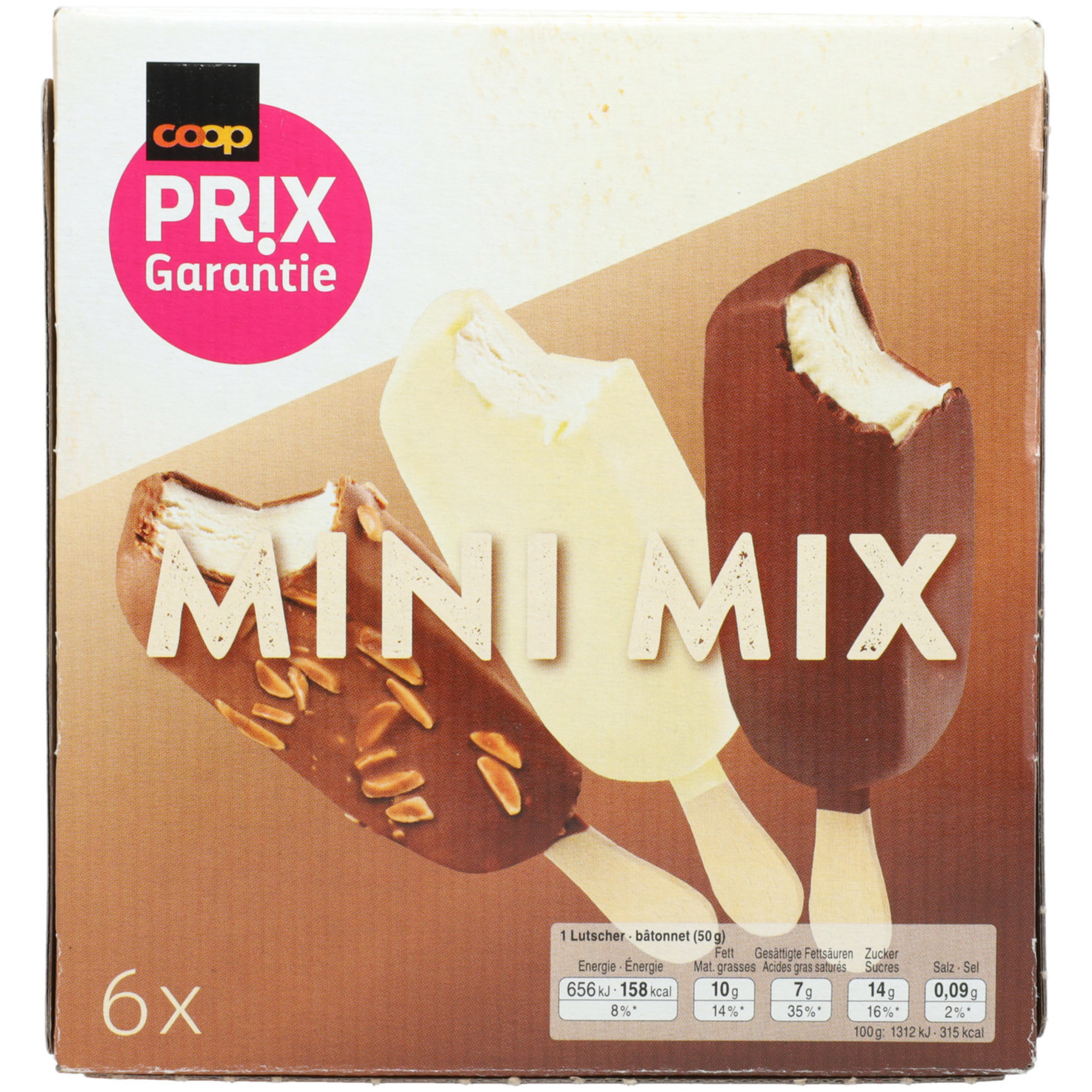 Prix Garantie Mini Sticks assortiert 6x70ml
