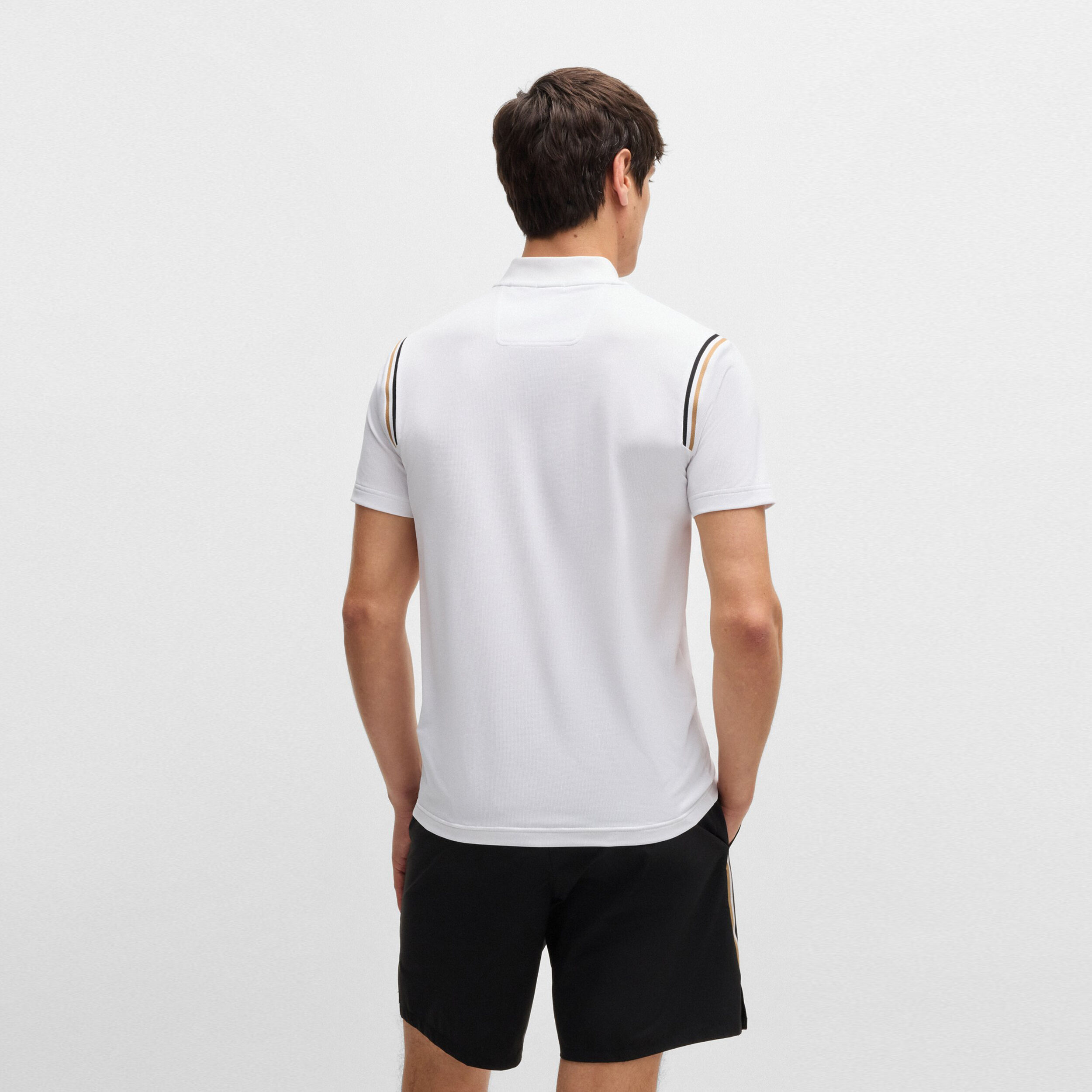 BOSS Palle MB 7 Polo Hommes - Blanc