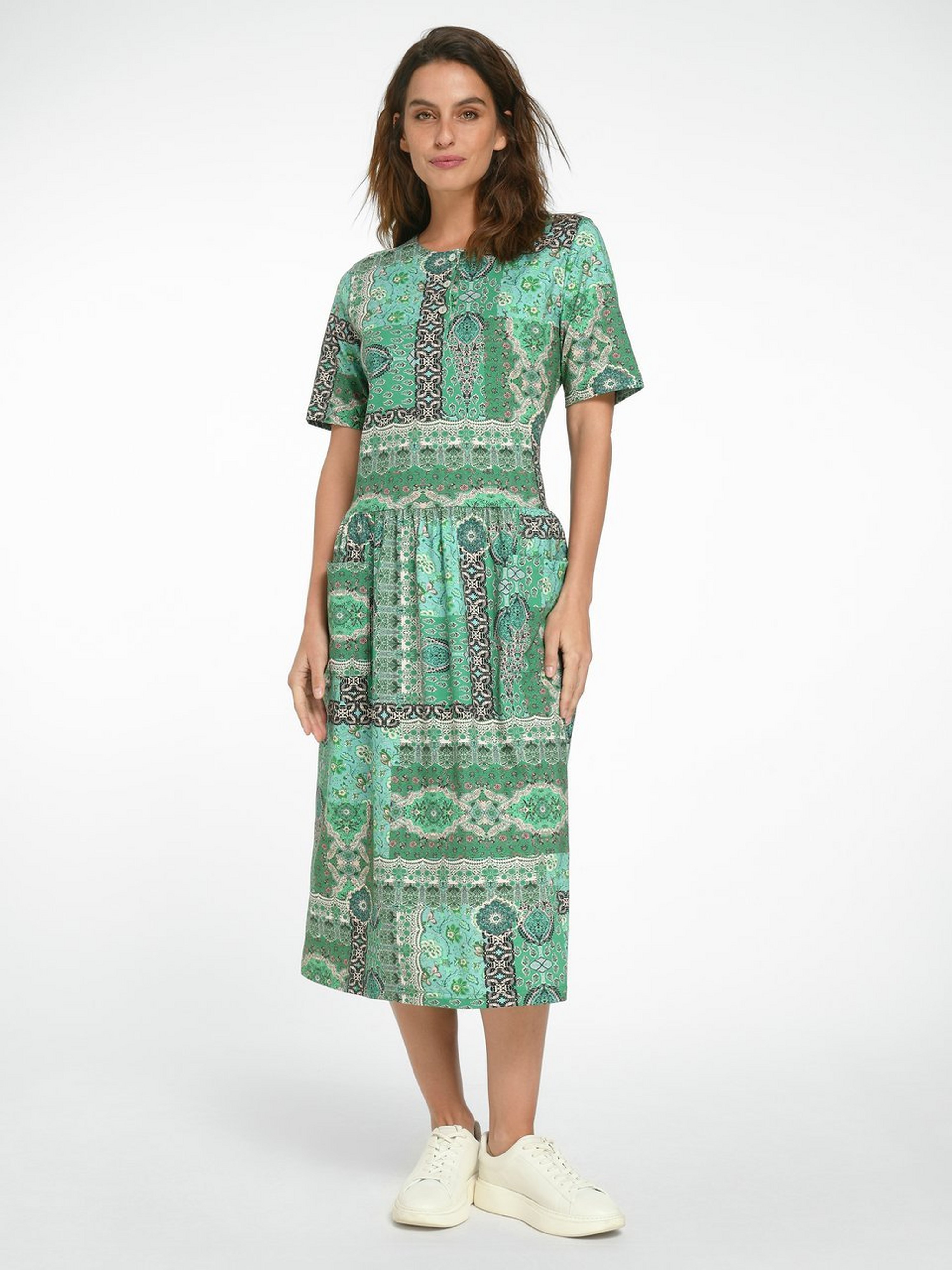 Jerseykleid mit 1/2-Arm