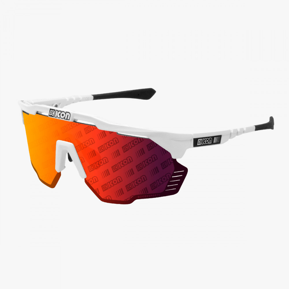 Scicon Aeroshade Kunken Hvid/ Monogram Red