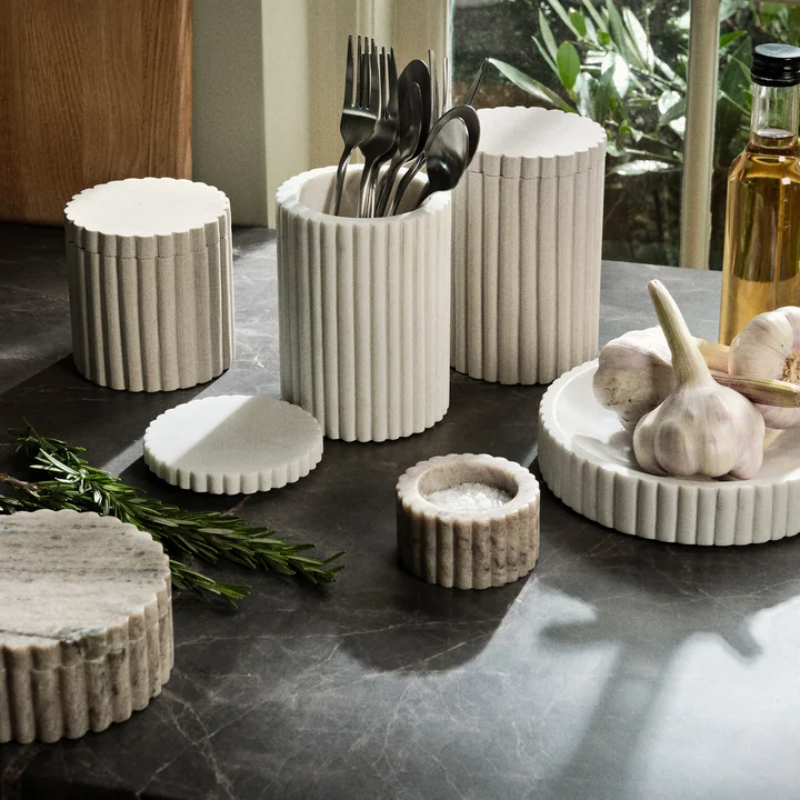 Broste Copenhagen - Platon Schüssel, Ø 7 x H 4 cm, marmor