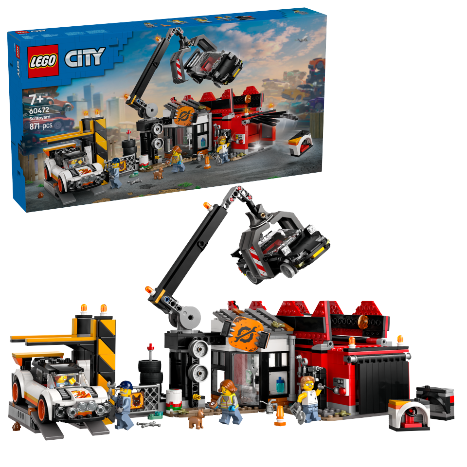 LEGO - LEGO City - Skrotplads med biler (60472)
