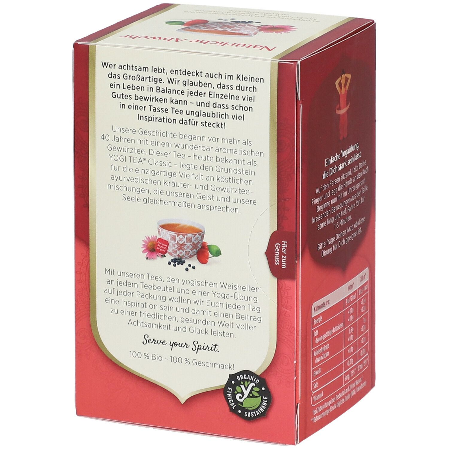 YOGI TEA® Natürliche Abwehr, Bio Kräutertee