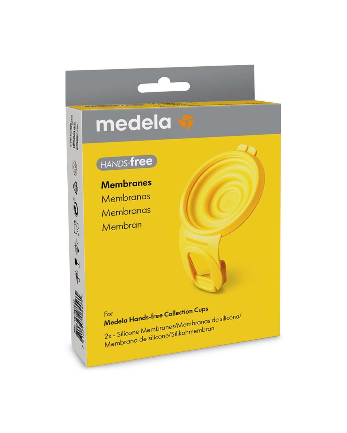 Handsfree Membraner 2pk | Til Medela i-bh melkoppsamlere