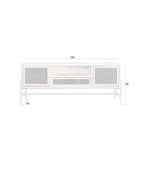 Dutchbone Yasu dressoir beige