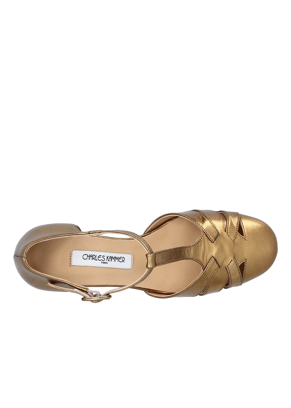 SANDALE TERNES CUIR BRONZE