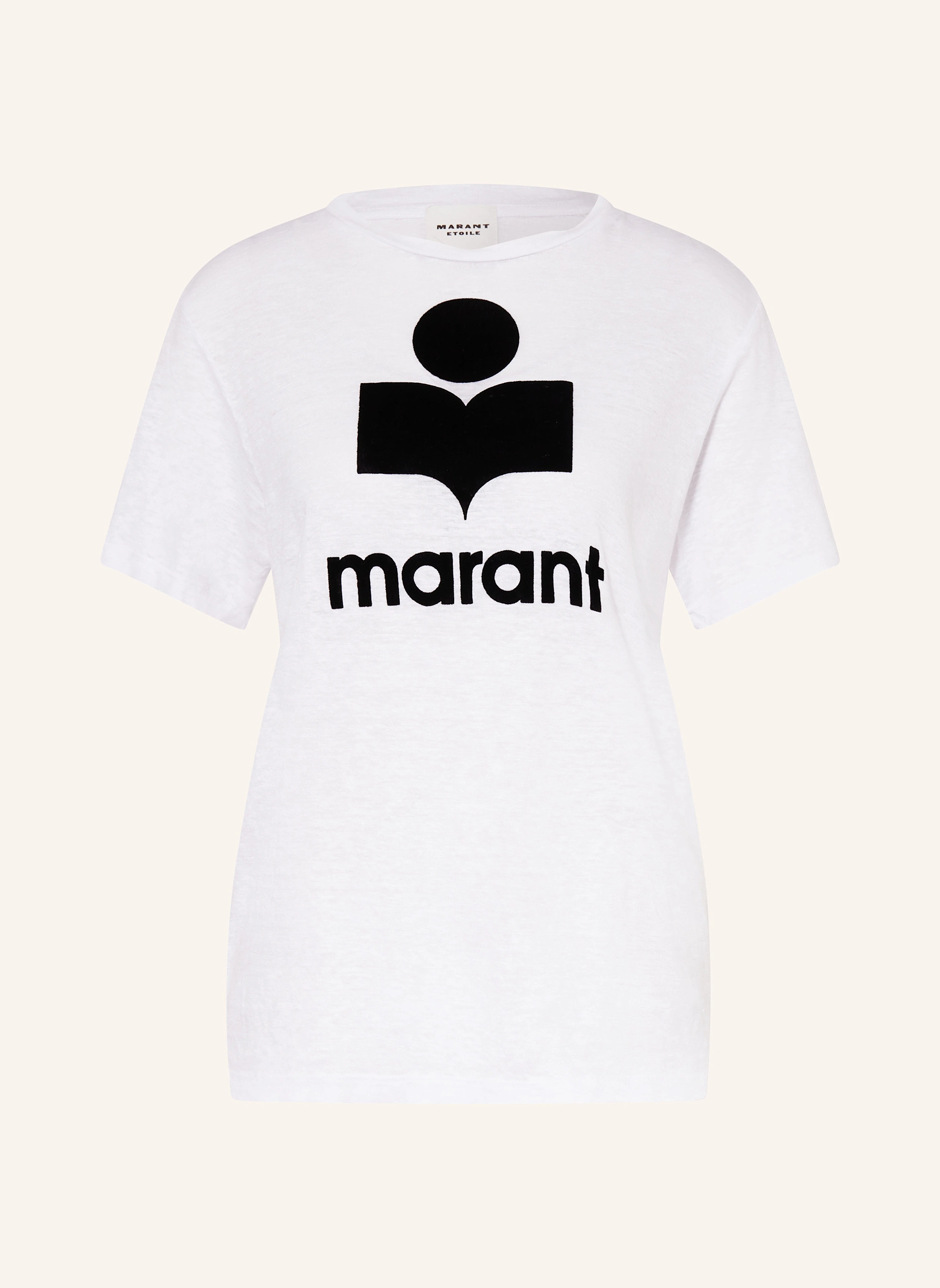 MARANT ÉTOILE T-Shirt ZEWEL aus Leinen