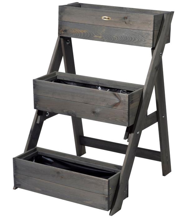 dobar Holz-Pflanztreppe, ca. B70/H90/T60 cm