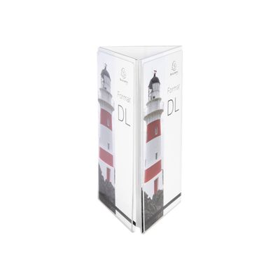 Exacompta Office - Triptyque pour DL (210 x 99 mm) - cristal