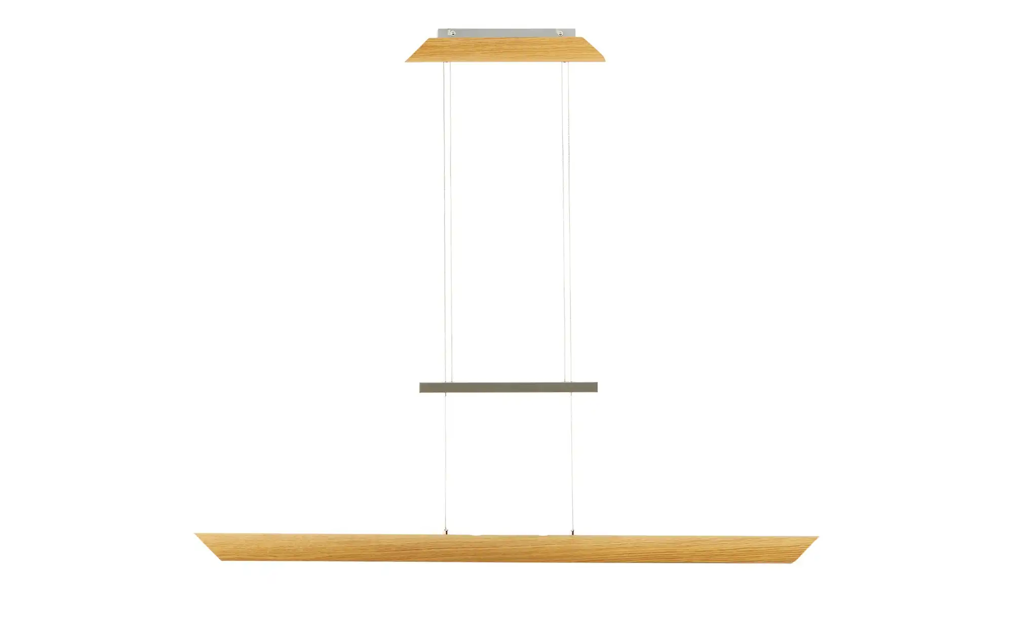 LED-Pendelleuchte, 1-flammig, Eiche natur